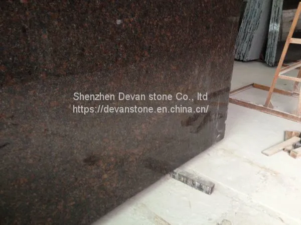 Tan Brown Granite Floor Tiles Kitchen Countertops Polished photo-5