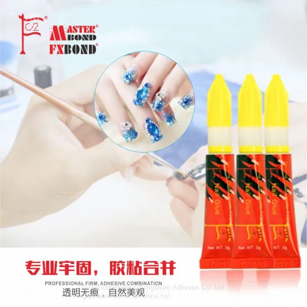 FC2 3g Professional Gel Adhesive Nail Glue With Bonding Diamond photo-3