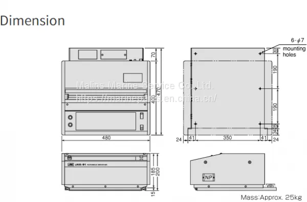 JRC JAX-91 WEATHER FACSIMILE RECEIVER photo-2