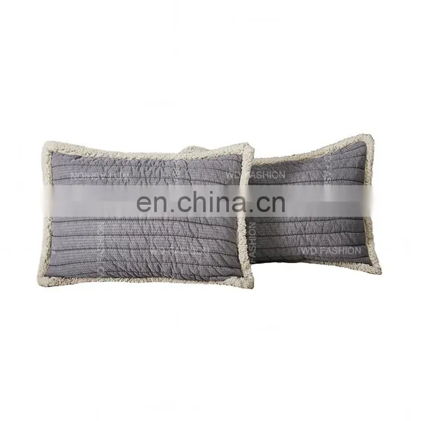 Sherpa Polyester Blended Embroidery Bedding Sets Quilt Cover Set photo-6