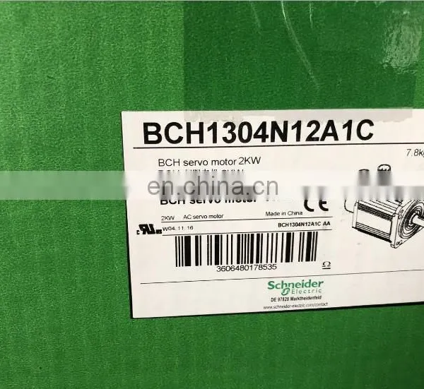 2kw 3 Phase AC Servo Motor Schnaider BCH1304N12A1C For Sewing Machine photo-3