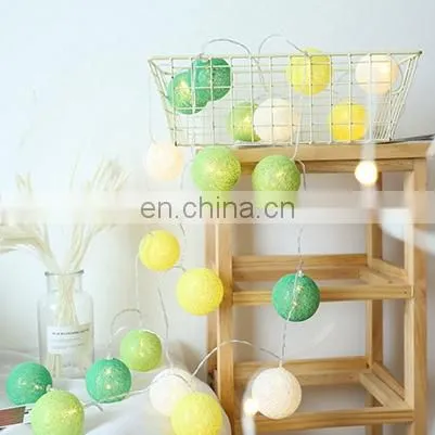 Top Quality Romantic LED Cotton String Light For Holiday Party Decoration Garden Lights Tree Decorative Indoor Lights photo-3