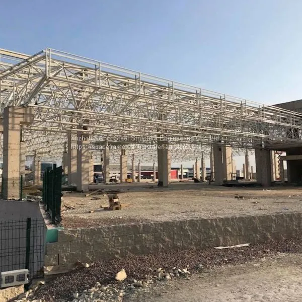 Light Weight Steel Structure Building Space Frame Structure Warehouse Workshop Roof Truss photo-3