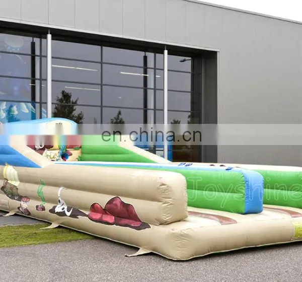 Western Theme Inflatable Bungee Run Wipeout Sport Game For Sale photo-4