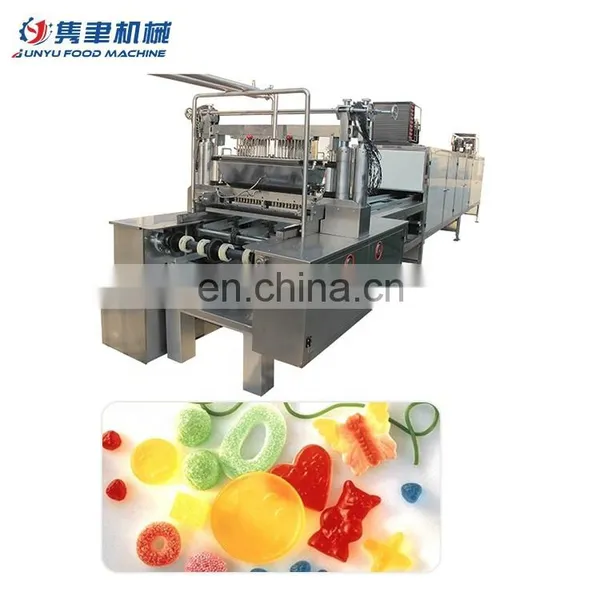 Full Automatic High Capacity Orange Shaped Jelly Candy With Servo System