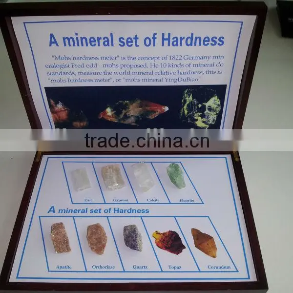 A Mineral Set of Hardness Specimen photo-2