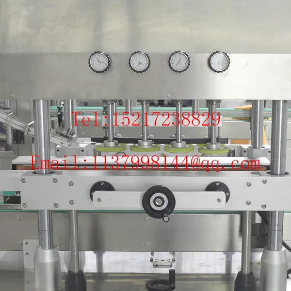 Factory Price Automatic High Speed Capping Machine for Glass Jar Eight Wheel Rotation Straight Linear Capping Machine photo-3