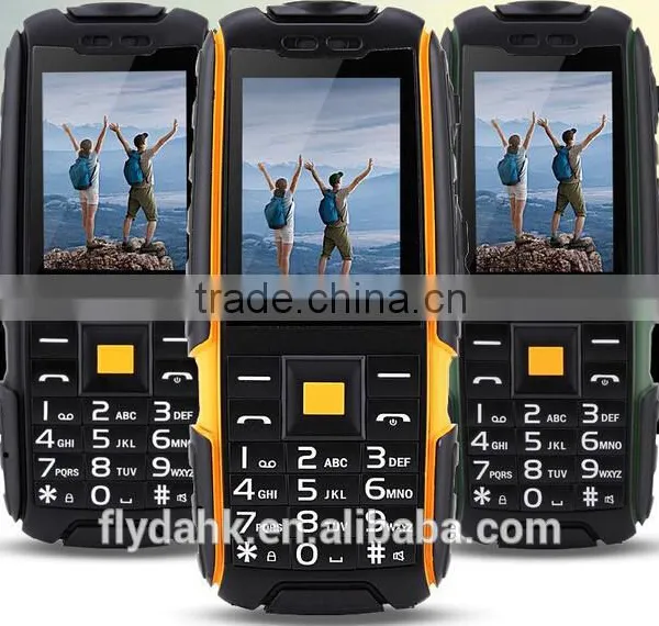 Rugged Mobile Phone SUPPU X6000 IP67 Dustproof Shockproof Waterproof Band GSM Rugged Mobile Phone