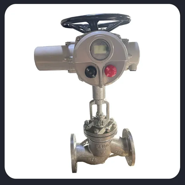Industrial Bus Type Electric Actuator J941H-16C DN100 Carbon Steel Globe Valve Actuator photo-2