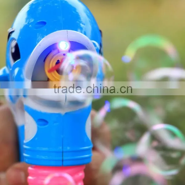 Happy Winter Toys True Color Spray Paint Music Bubble Gun for Kids photo-3