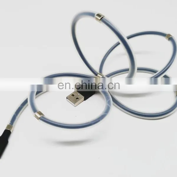 Silicon Magnetic Suction Mobile Phone Data Cable USB Silicon Magnetic Charging Cable for Iphon for Type C for Android photo-5