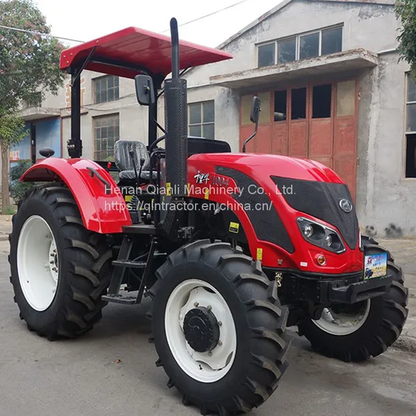 4 Wheel Farm Tractor Agricola 4x4 100 HP Farm Tractor Machinery With Air Condition Cabin Price photo-2