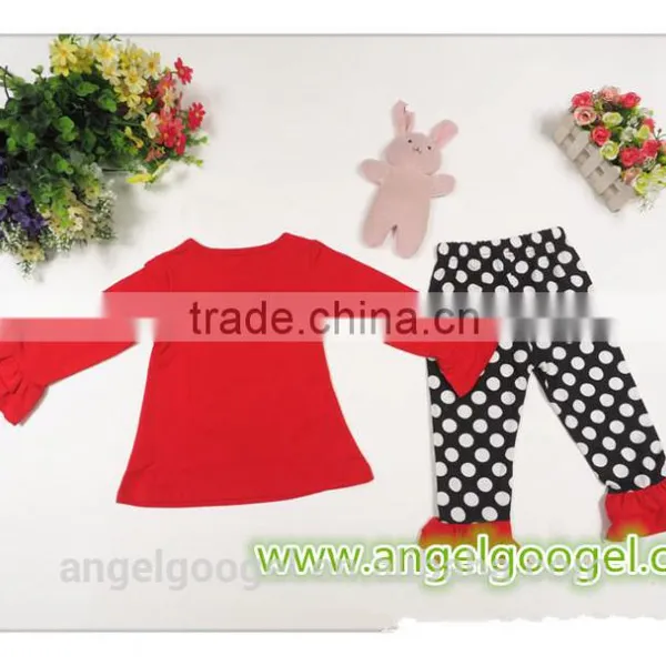 New Arrival Children's Kids Christmas Pajamas Boutique Red Striped Wholesale MY-IA0010 photo-3