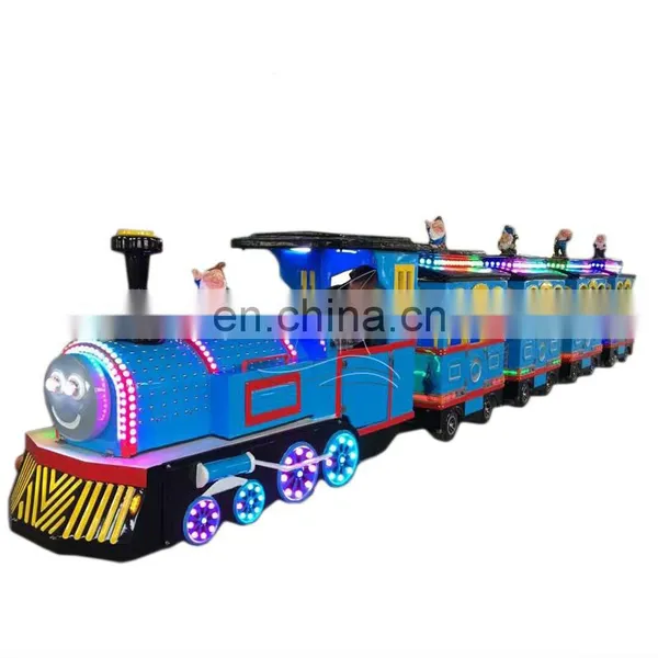 Amusement Electric Train Games Sightseeing Trackless Train For Sale photo-2