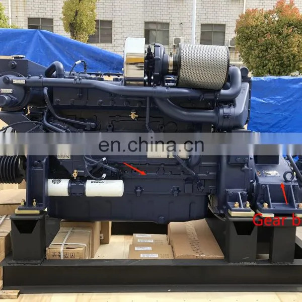 Brand New 4 Stroke Water Cooled Weichai Marine Engine WD10C190-15 photo-2