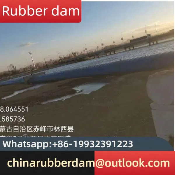 Rubber Airbag Support Steel Plate Dam Spot Gas Shield Steel Gate Landscape Dam photo-5