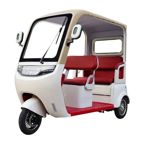 CKD Shipment of Hot New Arrival Leisure Electric Tricycle Family E-Scooter E-Trike 3wheeler Electric Motorcycle With Soft Seat and Weather Window photo-3