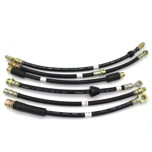 DOT Certified OEM Automotive Brake System Custom Length Front & Rear Brake Clutch Hydraulic Flex Line Hose CAR Replacement photo-4
