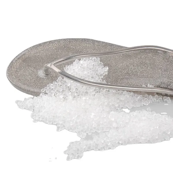 Crystal PVC Compound Granules Flexible PVC Soft Granules Pellets for Shoe Soles photo-3