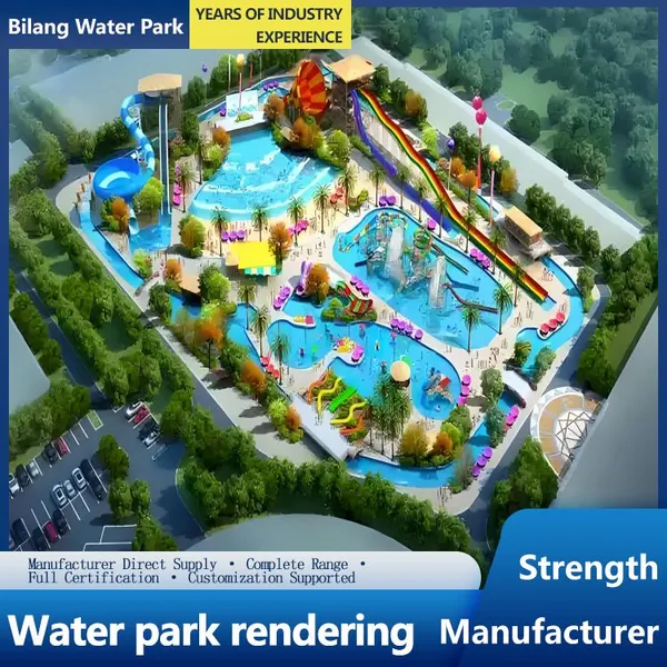 Water Park Amusement Equipment Manufacturers Water Spiral Slide Water House Overall Planning Water Park Slide Manufacturers photo-3