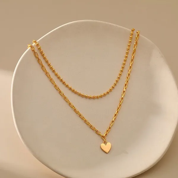 KMJ 18K Fashion Hypoallergenic Jewelry Factory Copper Necklace