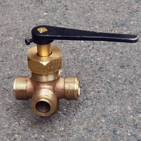 Marine External Thread Bronze Three-way Packed Plug Gb598-80 T/l Type With Ccs Certificate photo-4