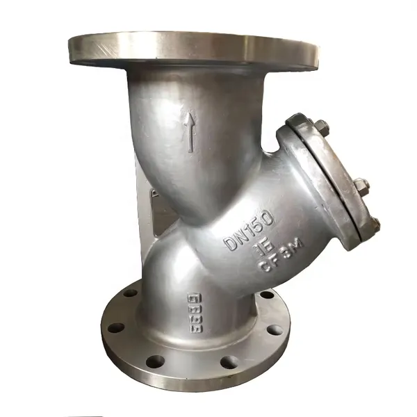ANSI/DIN/JIS WCB 304 316 Stainless Steel Flange Y-Type Strainer Valve PN16 PN25 Industrial Water Filter photo-2