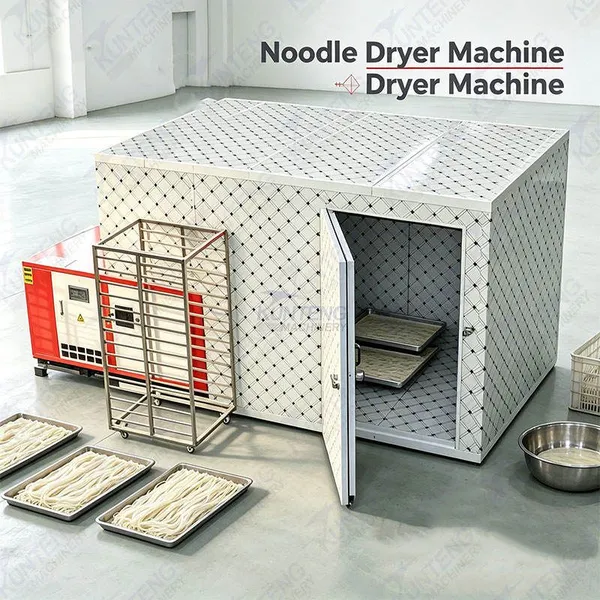 Industrial Rice Noodle Dryer Machine Automatic Rice Vermicelli Drying Equipment for Rice Flour Noodle Dehydration Processing EPC