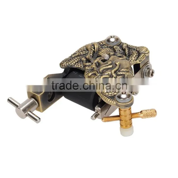 In Stock Skull Casting High Stability Bronze Tattoo Designs Removal Machine 10 Warps Coils 7000-9000 R/Minute photo-2