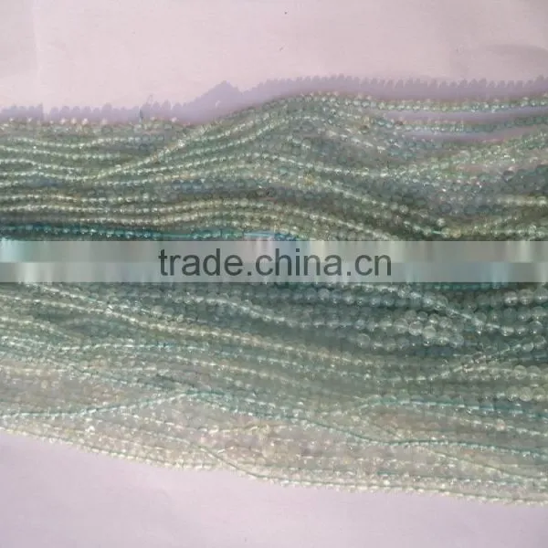 Aquamarine Round Beads photo-3