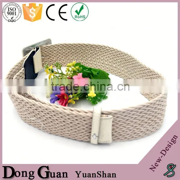 2016 Hot Sale Italian Leather Belt Business Needlepoint Colorful Canvas photo-2