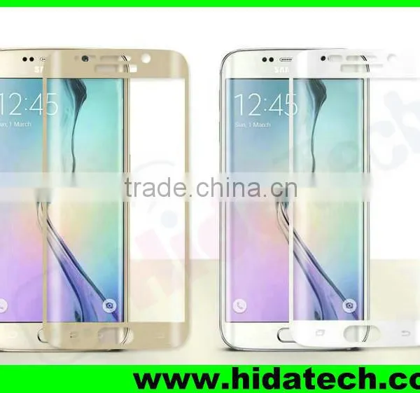 Best Selling Ultra Thin Full Cover Curved 3d Tempered Glass Screen Protector for Samsung S6 Edge G925I photo-3