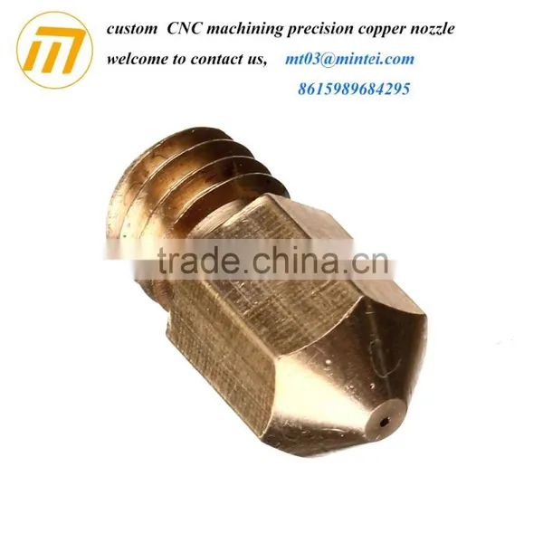 Customized Extrusion Head Copper Brass Nozzle for 3D Printer photo-5