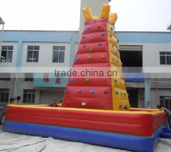 Commercial Grade Indoor Rock Climbing Wall Inflatable for Sale photo-2