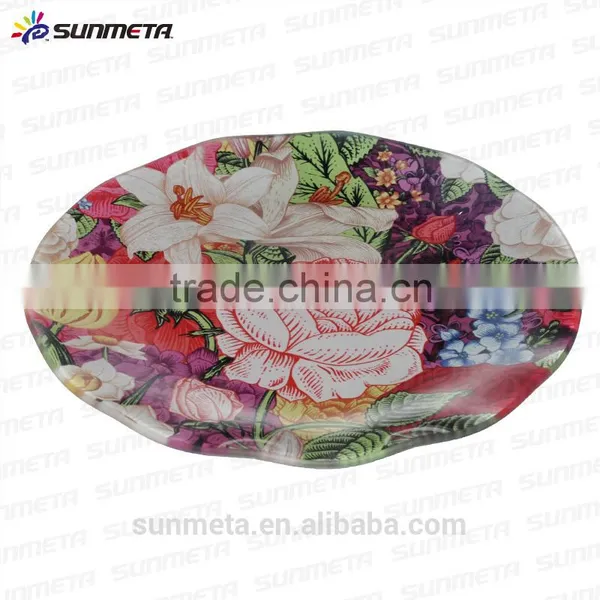 SUNMETA Factory Personalized 8 Inch Sublimation Toughened Glass Plate for 3D Vacuum Machine photo-3
