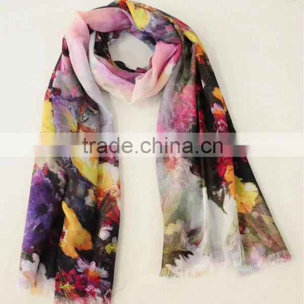 Custom Wool Scarf 2014 Newest Design 100% Custom Wool Scarf