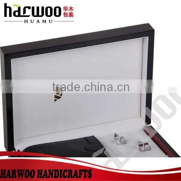 New Fashion Flocking Cufflink Box in Different Colors photo-2