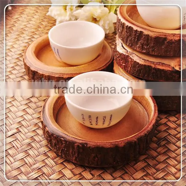 Handmade Real Wood Teacup Pad Customized Design photo-4