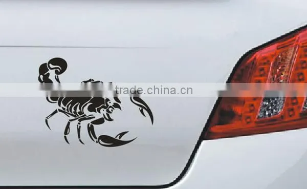 Factory Price Custom Design Lovely Animals 3d Printing Car Vinyl Bumper Sticker photo-3