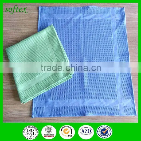 Microfiber Waffle Knitted Absorber Car Drying Towel photo-3