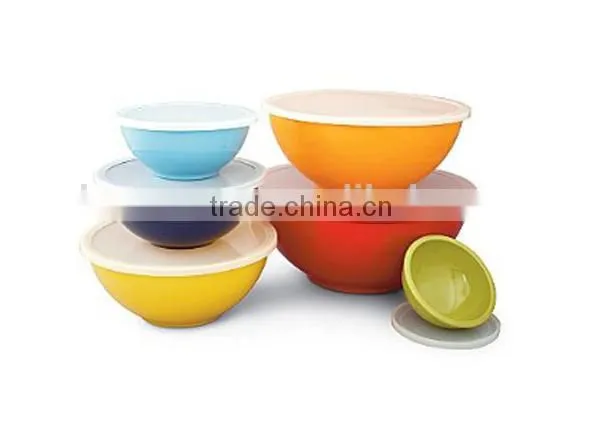 Eco-friendly Bamboo Fiber Salad Bowl 5set photo-4