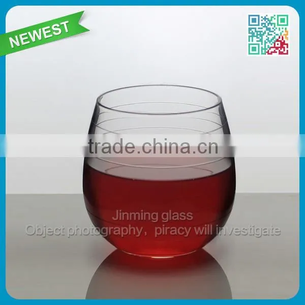 Best Selling Mouth Blown Glass Stemless Glass Wine Cup photo-4