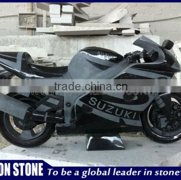 2013 Granite Black Motorcycle Statue photo-3
