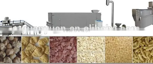 Textures Vegetarian Soya Bean Protein Proessing Line photo-4