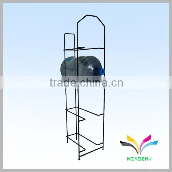 Customized Heavy Duty Durable Metal Floor Standing 5 Gallon Water Bottle Rack photo-2