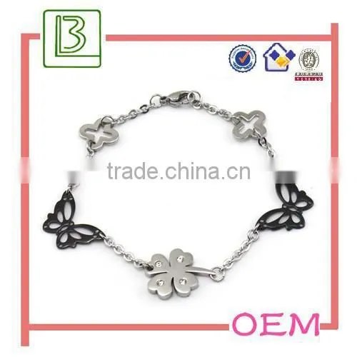 Custom Logo Enamel Promotional Pendant Charm Link Bracelet photo-4