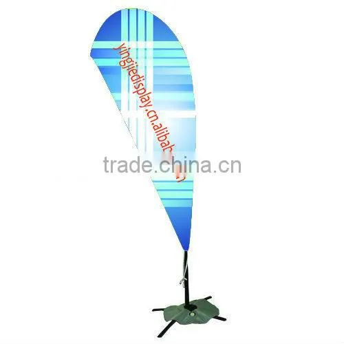 2015 Advertsing Flying Beach Flag Banner,teardrop Feather Flag, White Pole Blade Swooper Flag Printing photo-5