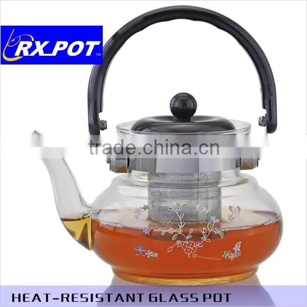 Heat-resistant Brosilicate /glass Water Pot / Glass Kettle Glass Tea Maker/ Glass Teapot / With S/s Filter /s/s Infuser 800A photo-5