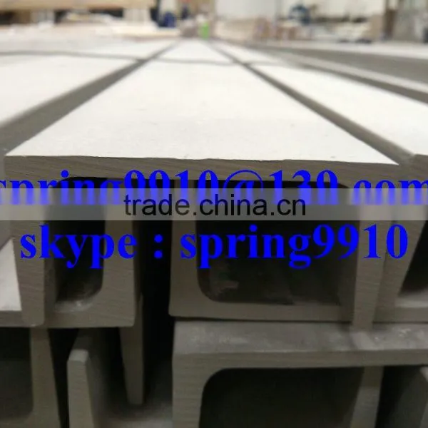 HOT ROOLED AND PICKLED STAINLESS STEEL CHANEL BAR IN GRADE AISI304 LENGT IN 6000MM photo-3