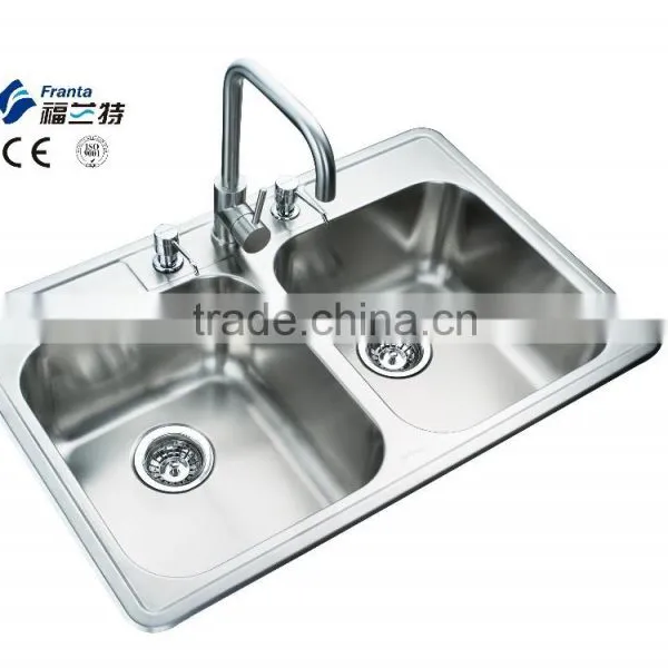 Sus 304 Deep Equal Bowl Sink for Laundry
